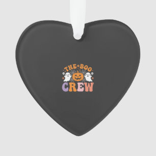 Halloween Grusel-Crew Geist-Kürbis-Design_1 Ornament