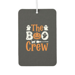 Halloween Grusel Crew Geist Kürbis Katze Design Autolufterfrischer
