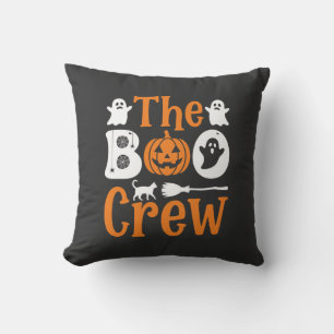 Halloween Grusel Crew Geist Kürbis Katze Design Kissen