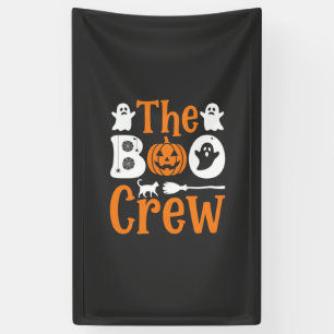 Halloween Grusel-Crew Geist Kürbis Katzen Design Banner