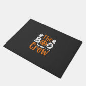 Halloween Grusel-Crew Geist Kürbis Katzen Design Fußmatte (Schrägansicht)