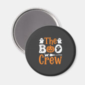Halloween Grusel Crew Geist Kürbis Katzen Design Magnet (Vorderseite/Rückseite)