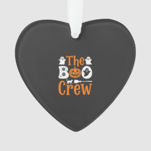 Halloween Grusel-Crew Geist Kürbis Katzen Design Ornament
