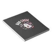 Halloween Grusel Crew Geist Notizblock (angewinkelt)