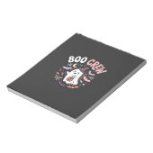 Halloween Grusel Crew Geist Notizblock (Rotiert)