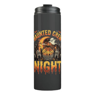 Halloween Grusel-Crew-Nacht Thermosbecher