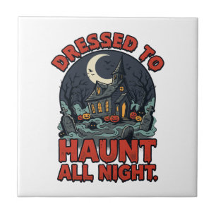 Halloween Grusel-Friedhof-Kostenüm Nacht Fliese