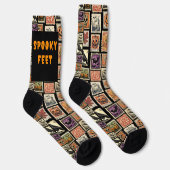 Halloween Grusel Füße Crew Socken (Rechts)