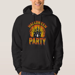 Halloween Grusel-Haus-Party-Vektor Hoodie