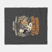 Halloween Grusel-Henne-Party Fleecedecke (Vorderseite (Horizontal))