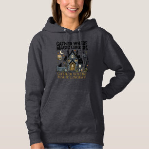 Halloween Grusel-Hütte Zusammenkunft Hoodie
