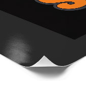 Halloween Grusel-Saison-Squad-Geist-Kürbis-Design Poster (Ecke)