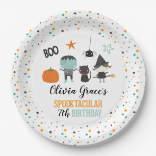 Halloween Grusel-Spektakel Kinder Geburtstag Papie Pappteller