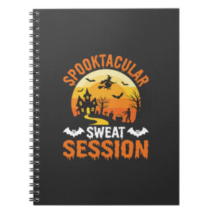 Halloween Grusel-Sweat-Session Fitness Notizblock