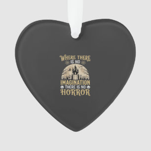 Halloween-Grusele-Zitat Verlassenes Schloss Vorste Ornament