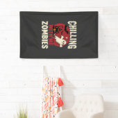 Halloween Gruselig Mit Mir Zombies Geist Design Banner (Insitu)