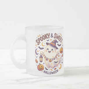 Halloween Gruselig & Süß Mattglastasse