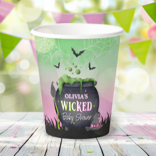 Halloween Gruselige Babyparty-Papierbecher Pappbecher