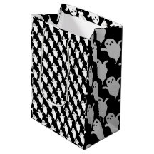 Halloween Gruselige Geister Geschenktüte, schwarze