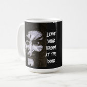 HALLOWEEN GRUSELIGE HEXE HUMOR  KAFFEETASSE (Vorderseite Links)