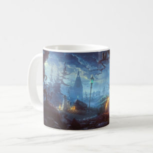 Halloween Gruselige Nacht Jack-O-Lantern verlassen Kaffeetasse