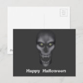 Halloween - gruselige Skull Postkarten! Postkarte (Vorne/Hinten)
