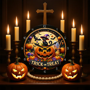 Halloween Gruselige Süße Uhr