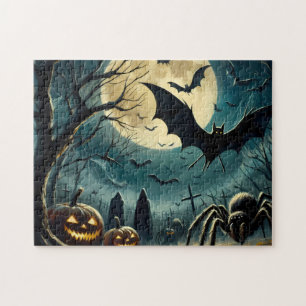 Halloween Gruseliger Friedhof – 252‑Teiliges Puzzl Puzzle