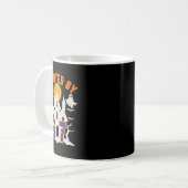 Halloween Gruseliger Geist 67 Sechs Sieben Meme Kaffeetasse (Vorderseite Links)