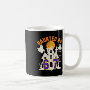 Halloween Gruseliger Geist 67 Sechs Sieben Meme Kaffeetasse