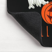 Halloween gruseliger Geist Kürbis Mousepad (Ecke)