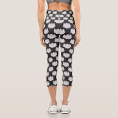 Halloween, Gruseliger Geist, Süßes oder Saures, Bu Capri Leggings (Rückseite)
