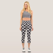 Halloween, Gruseliger Geist, Süßes oder Saures, Bu Capri Leggings (Vorderseite)