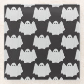 Halloween, Gruseliger Geist, Süßes oder Saures, Bu Glasuntersetzer (Vorderseite)