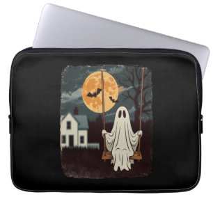 Halloween Gruseliger Geister Swing Laptopschutzhülle