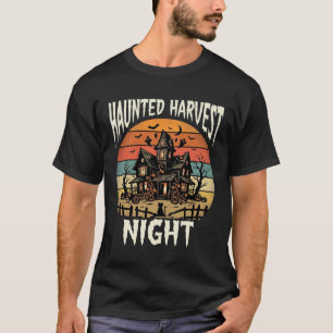 Halloween Gruseliger Kürbis Nacht T-Shirt