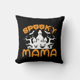 Halloween Gruseliger Mama Geburtstag Kissen