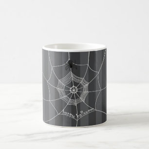 Halloween Gruseliger Schauriger Süßer Spinnennetz Kaffeetasse