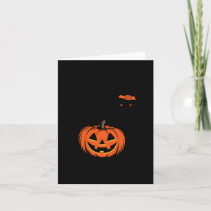 Halloween Gruseliger Schwarzer Labrador Retriever  Karte