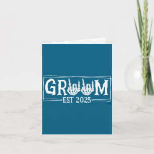 Halloween gruseliger Skelett-Verlobung Hochzeit Br Karte