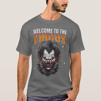 Halloween Gruseliger Zirkus Clown Horror Kostüm Er T-Shirt