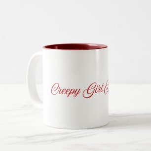 Halloween „Gruseliges Mädchen“ Tasse