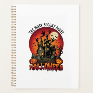 Halloween Gruseligste Nacht Spukhaus Geister P Planer