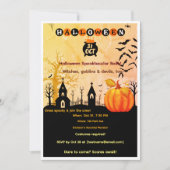 Halloween Gruselparty Einladung (Vorderseite)