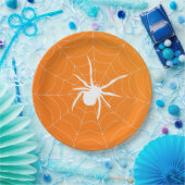 Halloween Gruselspinne Muster Pappteller (Party)