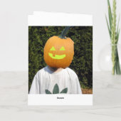 Halloween-Gruß-Karte 1 Karte (Rückseite)