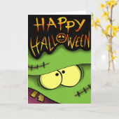 Halloween-Gruß-Karte für Kinder Karte (Gelbe Blume)