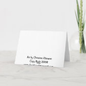 Halloween-Gruß-Karte, Hexen, Schwarzes, Katzen, Karte (Rückseite)