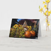 Halloween-Gruß-Karte Karte (Gelbe Blume)