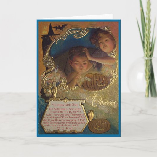 Halloween-Gruß-Karte Karte (Vorderseite)